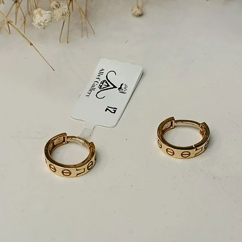 گوشواره حلقه‌ای لاو کارتیر